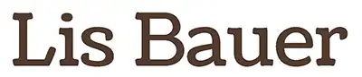 Lis Bauer logo in brown text